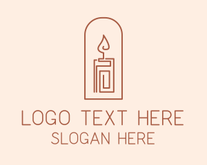 Lenten - Boho Wax Candle logo design
