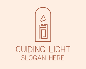 Boho Wax Candle logo design