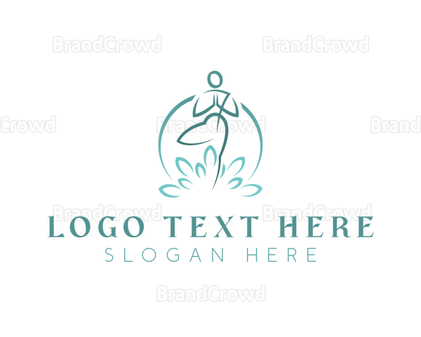 Yoga Meditation Zen Logo