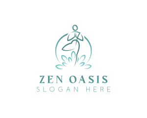 Meditation - Yoga Meditation Zen logo design
