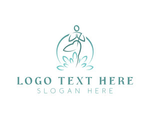 Yoga Meditation Zen Logo