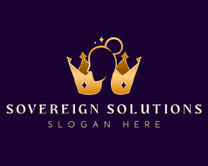 Sovereign - Crown Beauty Queen logo design