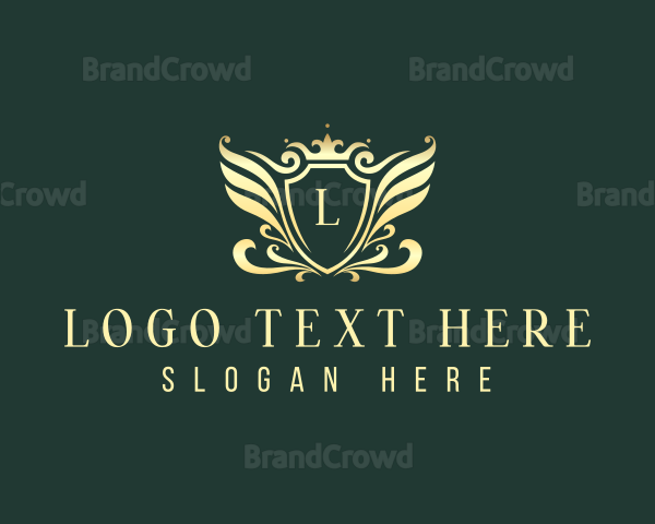Luxury Crown Wings Logo