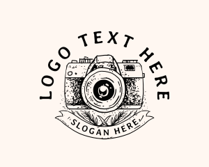 Leaf - Vintage Studio Photography logo design