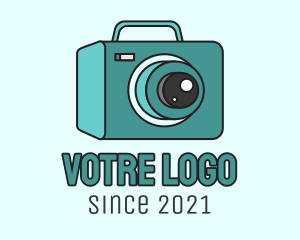 Photo - Teal Camera Bag logo design