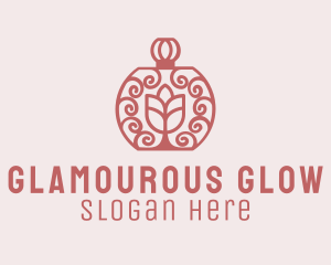 Glamourous - Feminine Beauty Fragrance logo design