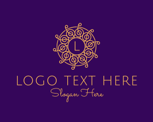 Swirly - Mandala Ornament Jewelry Boutique logo design