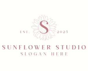 Sunflower - Floral Sunflower Florist logo design
