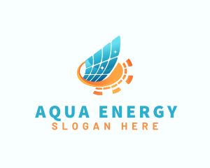 Solar Panel Energy Technology logo design