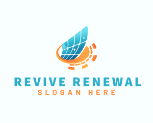 Solar Panel Energy Technology logo design