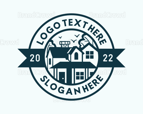 Blue House Roof Logo | BrandCrowd Logo Maker