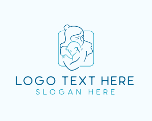 Newborn - Infant Mother Care logo design