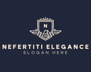 Eagle Shield Crest logo design