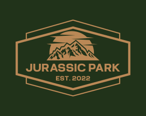 Sunset Mountain Park logo design