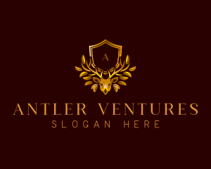 Deer Antler Crest logo design