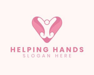 Humanitarian - Heart Charity Humanitarian logo design