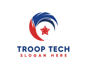 Troop - Eagle Wing Company logo design