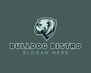 Pet Animal Bulldog logo design