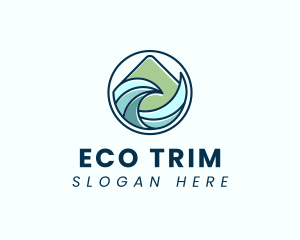 Natural Mountain Waves logo design