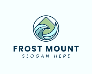 Natural Mountain Waves logo design