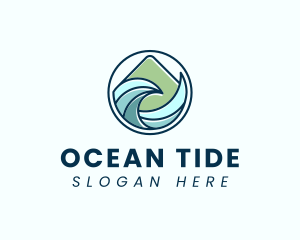 Tide - Natural Mountain Waves logo design