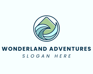 Natural Mountain Waves logo design