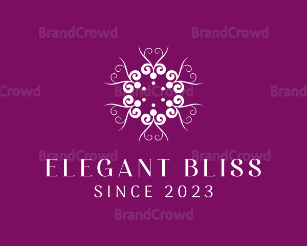 Floral Ornament Cosmetics Logo