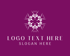 Floral Ornament Cosmetics Logo