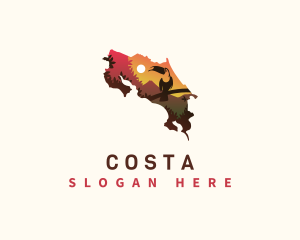 Wild Costa Rica Toucan logo design