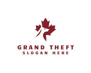 Canada - Maple Leaf Dog logo design