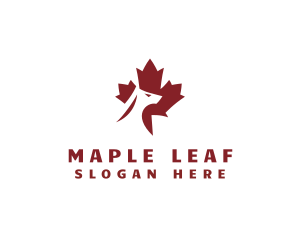 Maple Leaf Dog logo design