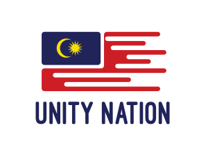 Flying Malaysian Flag logo design