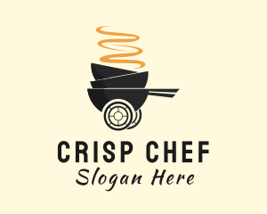 Hot Soup Bowl Delivery logo design