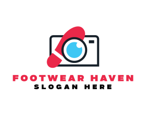 Modern Footwear Photography logo design