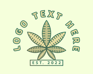 Stoned - Recreational Drug Marijuana logo design