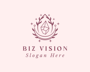 Crystal Gemstone Accessory logo design