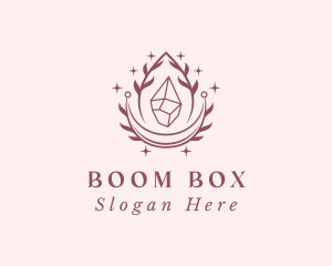 Crystal Gemstone Accessory logo design