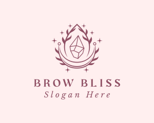 Crystal Gemstone Accessory logo design