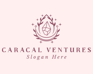 Crystal Gemstone Accessory logo design