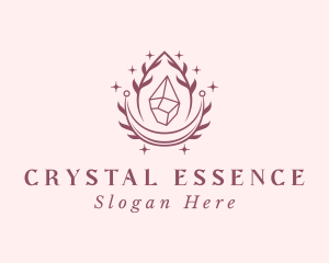 Crystal Gemstone Accessory logo design