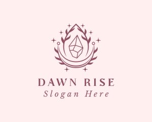 Crystal Gemstone Accessory logo design