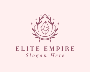 Crystal Gemstone Accessory logo design