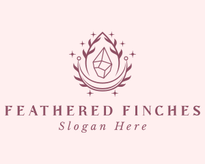 Crystal Gemstone Accessory logo design