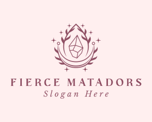 Crystal Gemstone Accessory logo design