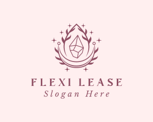 Crystal Gemstone Accessory logo design