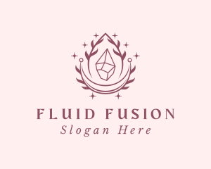 Crystal Gemstone Accessory logo design