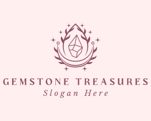 Crystal Gemstone Accessory logo design