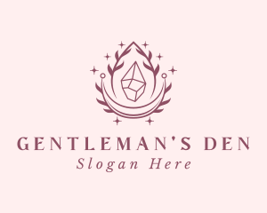 Crystal Gemstone Accessory logo design