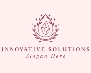 Crystal Gemstone Accessory logo design