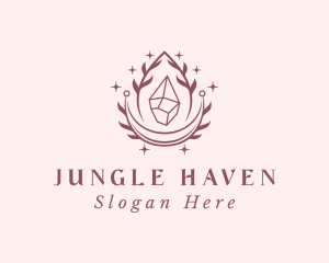 Crystal Gemstone Accessory logo design